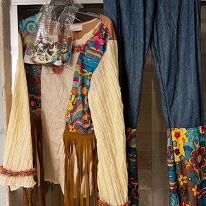 Hippie Costume, 1 size, worn once, like new